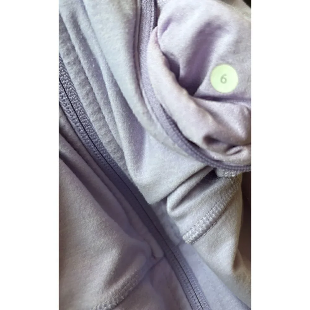 Lululemon In Stride Jacket Heathered Lilac Size 6 / excellent